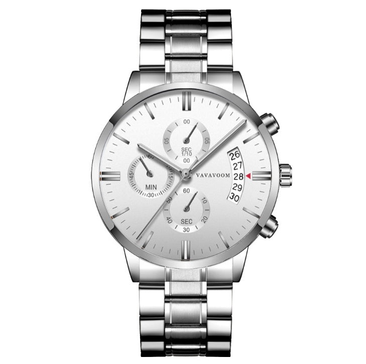 Men''s Stainless Steel Watches with Business Leisure.