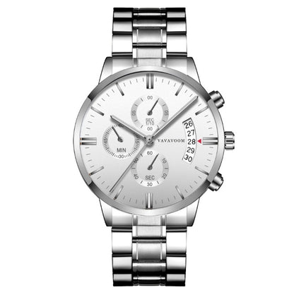 Men''s Stainless Steel Watches with Business Leisure.