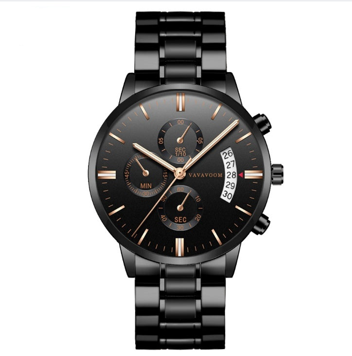 Men''s Stainless Steel Watches with Business Leisure.