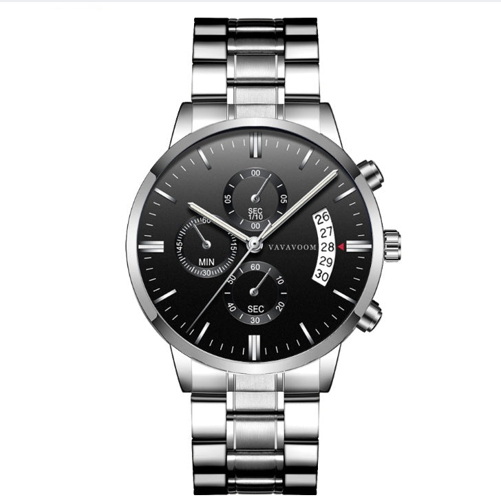 Men''s Stainless Steel Watches with Business Leisure.